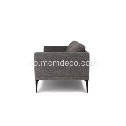 Triplo Meteorite Gray Fabric Sofa